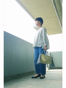 「Si-Si-Si（スースースー）のアイテム」を使った、うた♪さん（レディース・163cm）の春コーディネート