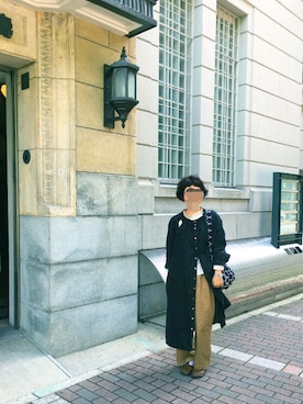 「Daniel Wellington（ダニエルウェリントン）の販売終了クラシックペティット アッシュフィールド32mm（アナログ腕時計）」を使った、うた♪さん（レディース・163cm）の春コーディネート