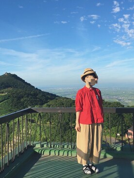 「ina-（イナ）のアイテム」を使った、うた♪さん（レディース・163cm）の夏コーディネート