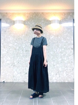 「ina-（イナ）のアイテム」を使った、うた♪さん（レディース・163cm）の夏コーディネート