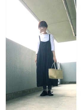 「ina-（イナ）のアイテム」を使った、うた♪さん（レディース・163cm）の秋コーディネート