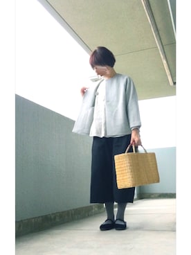 「ワランワヤン（ワランワヤン）のアイテム」を使った、うた♪さん（レディース・163cm）の秋コーディネート