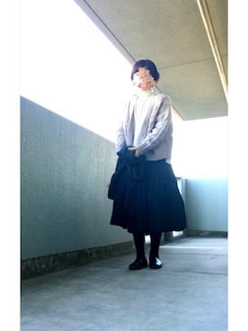 「mao made（マオメイド）のアイテム」を使った、うた♪さん（レディース・163cm）の冬コーディネート
