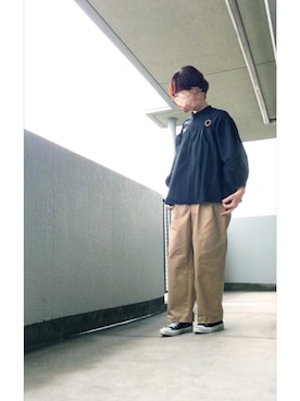 「UNIQLO（ユニクロ）のソフトコットンギャザーブラウス（7分袖）（シャツ/ブラウス）」を使った、うた♪さん（レディース・163cm）の夏コーディネート