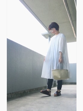 「Diu（ディウ）のアイテム」を使った、うた♪さん（レディース・163cm）の夏コーディネート