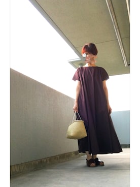 「Diu（ディウ）のアイテム」を使った、うた♪さん（レディース・163cm）の夏コーディネート