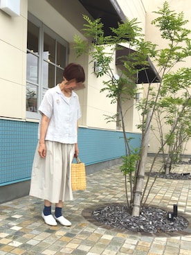 「ワランワヤン（ワランワヤン）のアイテム」を使った、うた♪さん（レディース・163cm）の夏コーディネート