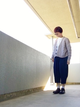 「mao made（マオメイド）のアイテム」を使った、うた♪さん（レディース・163cm）の秋コーディネート