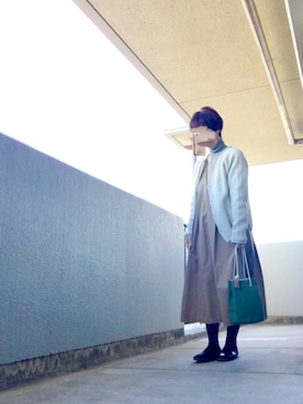 「mao made（マオメイド）のアイテム」を使った、うた♪さん（レディース・163cm）の秋コーディネート