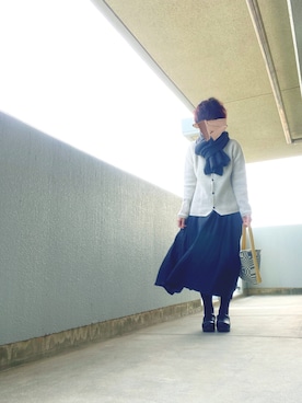 「mao made（マオメイド）のアイテム」を使った、うた♪さん（レディース・163cm）の冬コーディネート