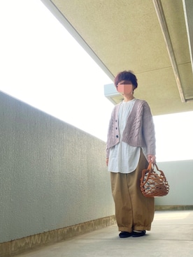 「CLEDRAN（クレドラン）のアイテム」を使った、うた♪さん（レディース・163cm）の春コーディネート