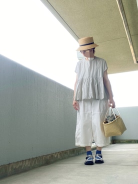 「dosa（ドーサ）のアイテム」を使った、うた♪さん（レディース・163cm）の夏コーディネート