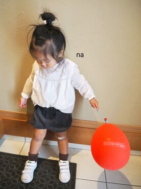 nanaさん（キッズ・80cm）の秋コーディネート