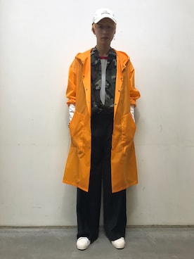 「doublet（ダブレット）のアイテム（ニット/セーター）」を使った、広原由也さん（メンズ・178cm）の春コーディネート
