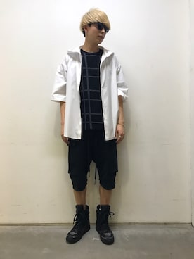 「LADMUSICIAN」｜広原由也さん（メンズ・178cm）の春コーディネート