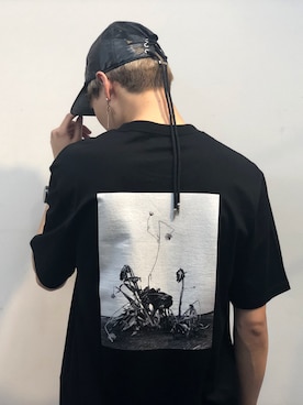 「CHRISTIAN DADA（クリスチャンダダ）のアイテム（帽子）」を使った、広原由也さん（メンズ・178cm）の冬コーディネート