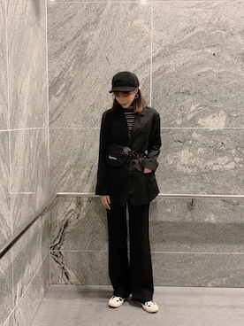 「CA4LA（カシラ）のアイテム」を使った、Morinさん（レディース・170cm）の冬コーディネート