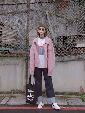 「STYLENANDA（スタイルナンダ）のアイテム」を使った、Morinさん（レディース・168cm）の春コーディネート