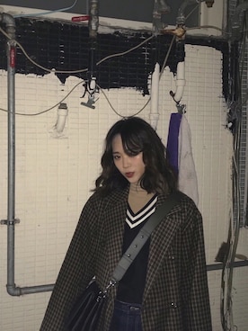 Morinさん（レディース・168cm）の冬コーディネート