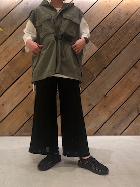 しも.さん（レディース・153cm）の春コーディネート