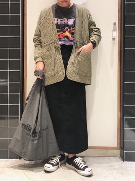 しも.さん(レディース・153cm)の秋コーディネート