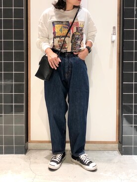 しも.さん（レディース・153cm）の秋コーディネート