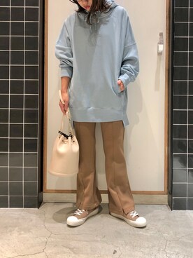 しも.さん（レディース・153cm）の秋コーディネート