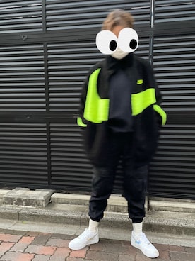 「NIKE（ナイキ）のアイテム（その他アウター）」を使った、りりかさん（レディース・160cm）の冬コーディネート