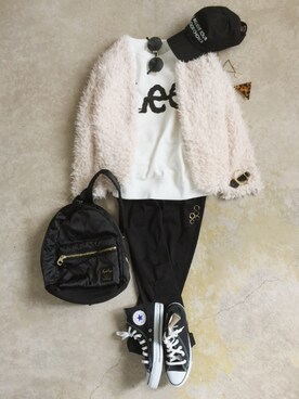 トレンド服のイタフラさん(レディース・165cm)の冬コーディネート