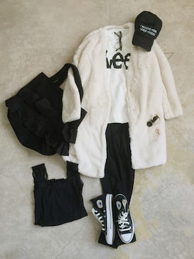 トレンド服のイタフラさん（レディース・165cm）の冬コーディネート