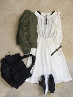 トレンド服のイタフラさん（レディース・165cm）の冬コーディネート