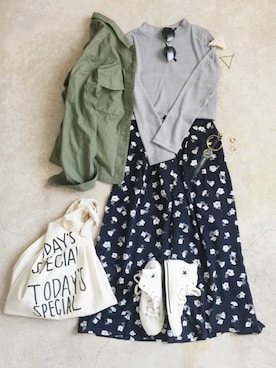 トレンド服のイタフラさん(レディース・165cm)の冬コーディネート