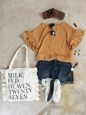 トレンド服のイタフラさん(レディース・165cm)の夏コーディネート