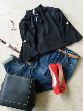 トレンド服のイタフラさん（レディース・165cm）の春コーディネート