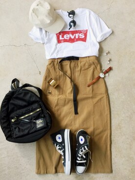 トレンド服のイタフラさん（レディース・165cm）の春コーディネート