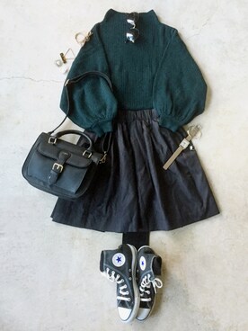 トレンド服のイタフラさん（レディース・165cm）の秋コーディネート