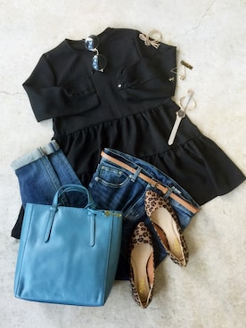 「FOSSIL（フォッシル）のCAMILLA　MINI BACKPACK　ZB7667（バックパック/リュック）」を使った、トレンド服のイタフラさん（レディース・155cm）の春コーディネート
