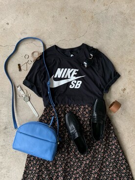 「FOSSIL（フォッシル）のCHELSEA　CROSSBODY　ZB7633(3)（ショルダーバッグ）」を使った、トレンド服のイタフラさん（レディース・161cm）の春コーディネート