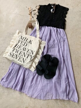 トレンド服のイタフラさん(レディース・161cm)の夏コーディネート