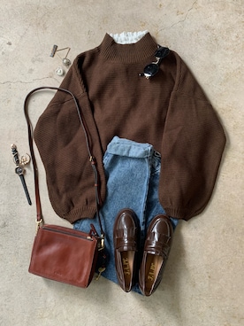 トレンド服のイタフラさん（レディース・161cm）の秋コーディネート