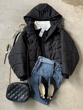 「SENSE OF PLACE by URBAN RESEAR」｜「アイテム（その他）」を使った、トレンド服のイタフラさん（レディース・155cm）の冬コーディネート