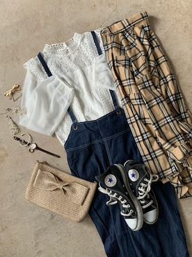 トレンド服のイタフラさん（レディース・155cm）の冬コーディネート