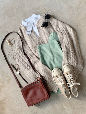 トレンド服のイタフラさん（レディース・155cm）の冬コーディネート