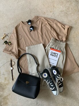 「EDWIN」｜「アイテム（福袋/福箱）」を使った、トレンド服のイタフラさん（レディース・155cm）の春コーディネート