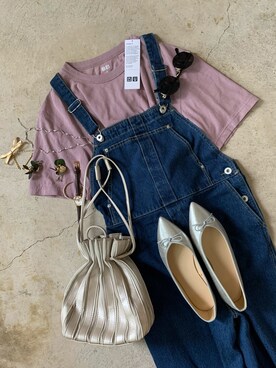 「UNIQLO U」｜「アイテム（福袋/福箱）」を使った、トレンド服のイタフラさん（レディース・155cm）の春コーディネート