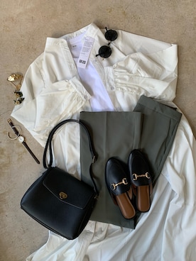 「UNIQLO U」｜「アイテム（福袋/福箱）」を使った、トレンド服のイタフラさん（レディース・155cm）の夏コーディネート