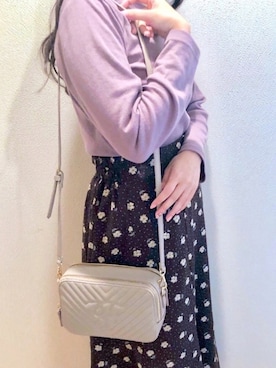 「ウォレットバッグ」｜メゾンドフルールstaffさん（レディース・154cm）の秋コーディネート