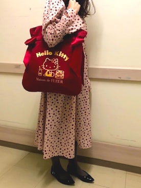 「Maison de FLEUR（メゾンドフルール）のアイテム」を使った、メゾンドフルールstaffさん（レディース・154cm）の秋コーディネート