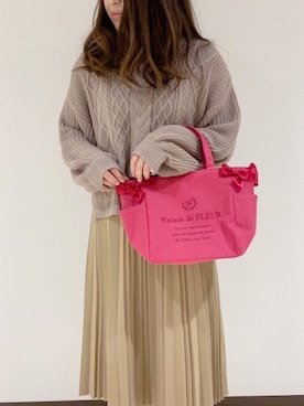 メゾンドフルールstaffさん（レディース・154cm）の冬コーディネート