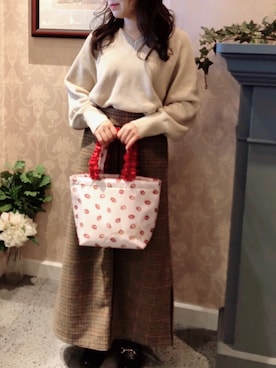 メゾンドフルールstaffさん（レディース・154cm）の冬コーディネート